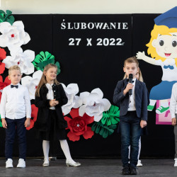 Ślubowanie klas pierwszych 27.10.2022r. 