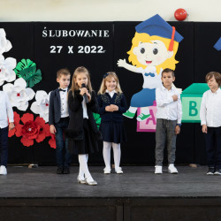 Ślubowanie klas pierwszych 27.10.2022r. 