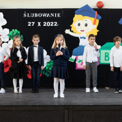 Ślubowanie klas pierwszych 27.10.2022r. 