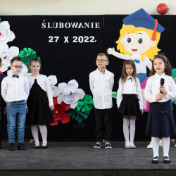 Ślubowanie klas pierwszych 27.10.2022r. 