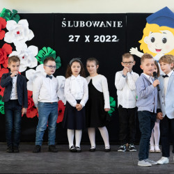 Ślubowanie klas pierwszych 27.10.2022r. 