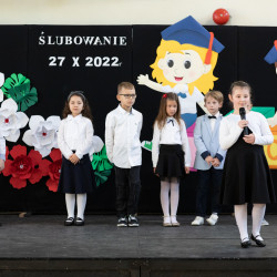 Ślubowanie klas pierwszych 27.10.2022r. 