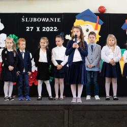 Ślubowanie klas pierwszych 27.10.2022r. 